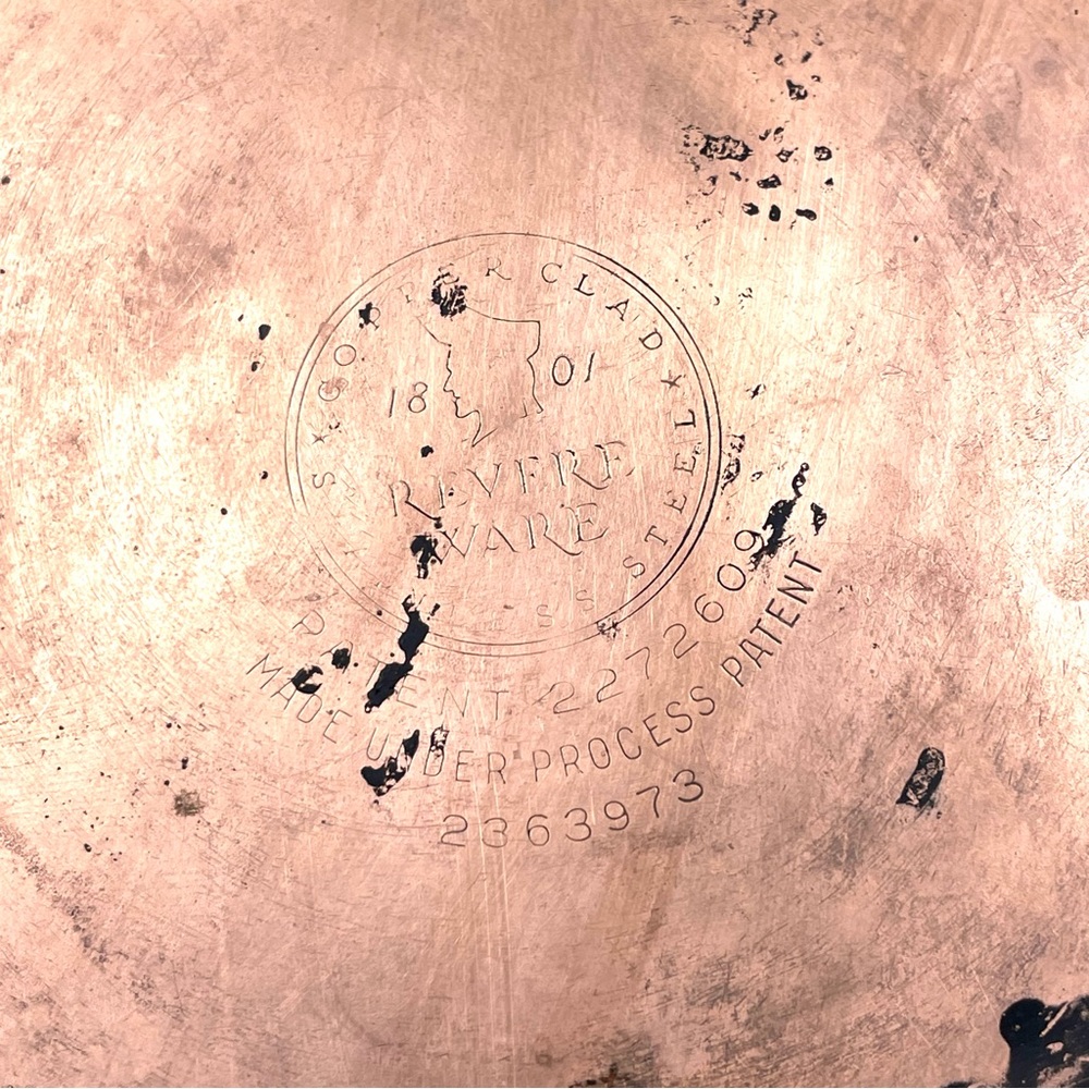 Revere Ware 10" Copper Clad Frying Pan - Picture 2 of 4